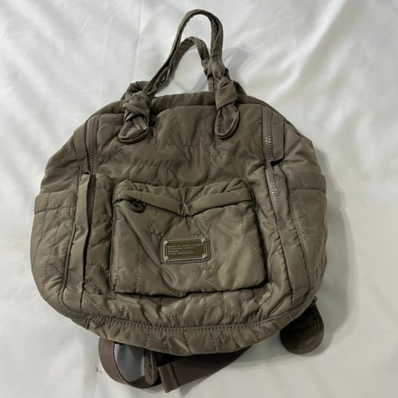 🟡 Marc by Marc Jacobs Nylon Top Handle Backpack - Picture 2 of 4